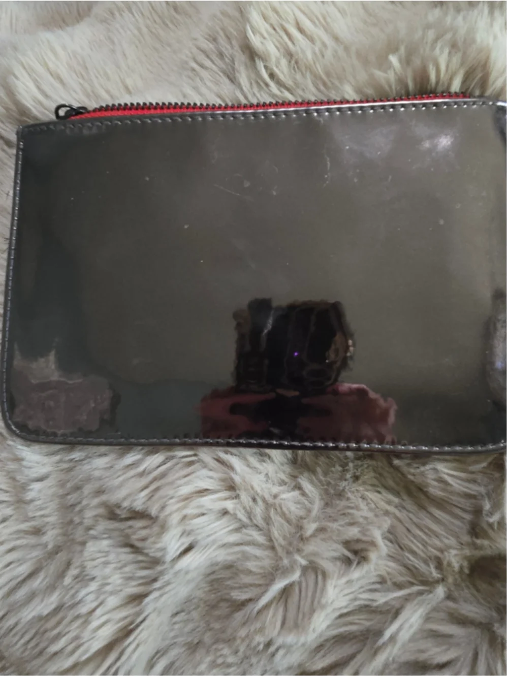 Rare Limited Release NARS Cosmetic Bag Mirrored Silver Collectible Punk Rock